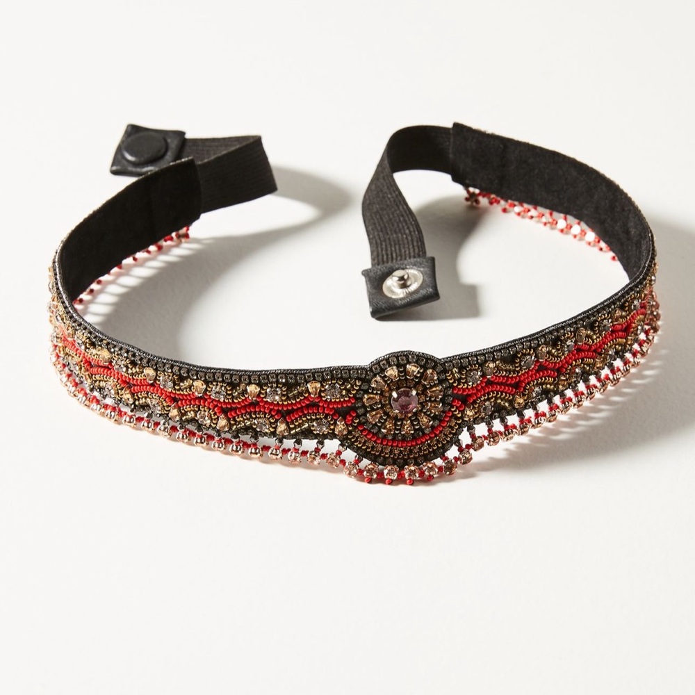 NWT ANTHROPOLOGIE Deepa Victorian Embellished Belt, Medium